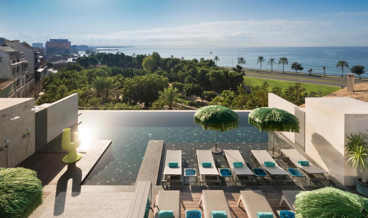 เอล ยอเรนซ์ ปาร์ก เดลา มาร์ Hotel ปัลมาเดมายอร์กา ภายนอก รูปภาพ The pool at the hotel